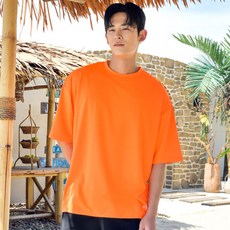 헤링본 루즈핏 오버핏 반팔 래쉬가드 상의 RD307