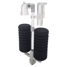 BASA 優質雙管海綿過濾器 黑色, 1個