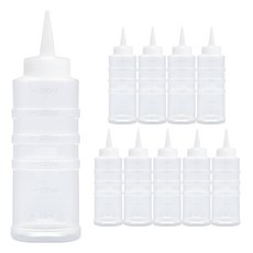 韓國產營業用1孔醬料擠壓瓶, 10個, 300ml