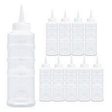 日常生活中閃閃發光，1個韓國製造的剪切粘貼醬容器，無蓋, 10個, 400ml