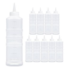 日常生活中閃閃發光，1個韓國製造的剪切粘貼醬容器，無蓋, 10個, 700ml