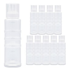 韓國產營業用3孔醬料擠壓瓶+瓶蓋, 10個, 600ml