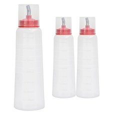 Ilsangsokbanzzak 韓國製造 附蓋衛生醬料透明容器, 3個, 730ml