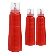 韓國產醬料擠壓瓶 紅色, 3個, 730ml