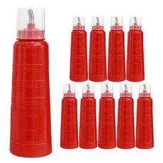 韓國產醬料擠壓瓶 紅色, 10個, 730ml