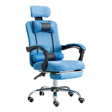 C-FLY 時尚家居 人體工學坐臥電腦椅 經典可躺, 111~121 x 60 x 60cm, 藍色