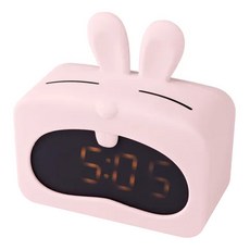 RONEVER 可愛動物鬧鐘, 粉兔, 1個