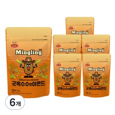 머거본 군옥수수맛 아몬드, 100g, 6개