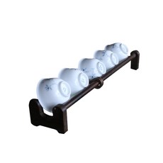 gongboocha 烏木茶杯, 混色, 1個