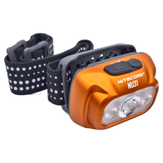 NITECORE 奈特科爾 NU31 三光源 金屬製 內建高續航電池 可充電 防水頭燈, 冰橙, 1個