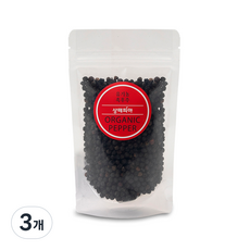 상떼피아 유기농 흑통후추 파우치 리필용, 80g, 3개