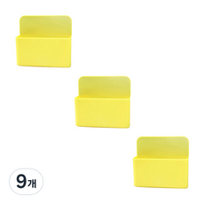 앤티스 라인리베 보드마커 자석 홀더, 옐로우, 9개