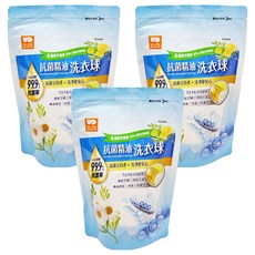 UdiLife 優的生活大師 抗菌精油洗衣球, 15顆, 3袋