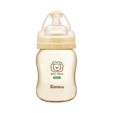 Simba 小獅王辛巴 PPSU寬口葫蘆小奶瓶, 顏色隨機, 1個