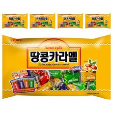 CROWN 皇冠 焦糖花生糖, 720g, 5袋