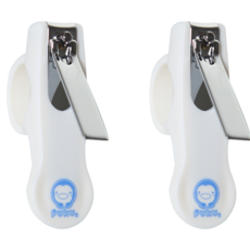 PUKU 藍色企鵝 PUKU指甲剪, 白色, 2支