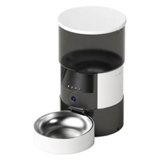 dudupet 小黑智慧版寵物餵食器 適用於貓和小型至中型犬, 黑色 + 白色, 3L, 1.31kg, 1個