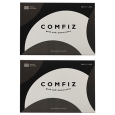 康菲 成人立體醫療口罩 L, 沉穩黑, 20片, 2盒