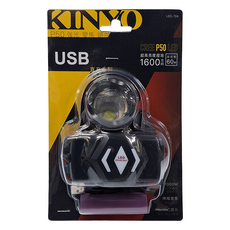 Kinyo P50強光變焦頭燈 LED-724, 白光, 1個