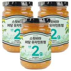 스윗비아 저당 유자민트청, 235g, 1개입, 3개