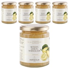 에그리시칠리아 레몬 마멀레이드 과일잼, 360g, 5개