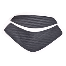 SYM 曼巴 煞車燈中間裝飾貼-卡夢, 犀牛皮抗UV材質, 兩片式, 1個