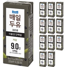 Maeil Soy Milk 低糖黑豆奶, 190ml, 12入