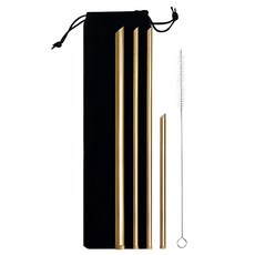 316不鏽鋼吸管六件套組，耐酸鹼，抗腐蝕, 1組