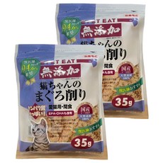 PET EAT 元氣王無添加柴魚片, 鮪魚, 35g, 2包
