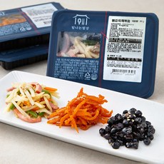 탐나는밥상 밑반찬 콩조림 150g + 햄감자채볶음 80g + 진미채 70g 세트, 1세트