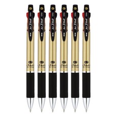 JAVAPEN Jet 3 Ball M 多色筆 0.7mm, 香檳金, 6支