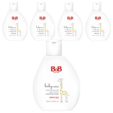 B&B 嬰兒保濕護膚乳液, 120ml, 5瓶