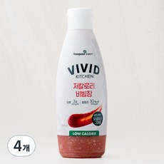 비비드키친 저칼로리 비빔장, 4개, 280g