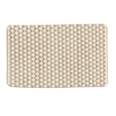 Mega 北歐侘寂風 元素軟皮革硅藻泥吸水地墊 2個 編織紋, 40 x 60cm