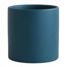 Elsso 單色調現代霧面花盆, 深綠色, 1個