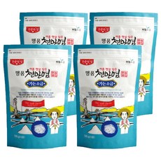 Juwon鹽田 夏日陽光名品天日鹽 細鹽, 500g, 4個