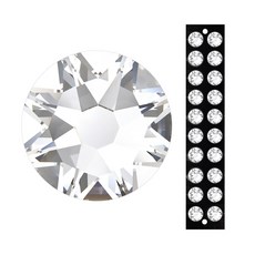 WASABINEKO Mimi Tsubo Jewelry 耳穴鑽飾貼 XL 6.4mm 20入, 1個, 水晶20pcs_XL(6.4mm)