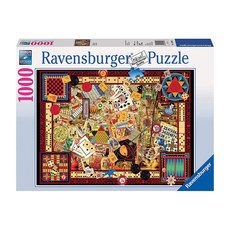Ravensburger 維寶 復古桌遊拼圖, 多色, 1000片, 1盒