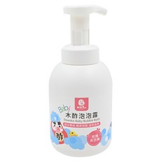 DAWOKO 木酢達人 Baby木酢 玫瑰天竺葵泡泡露, 340g, 1瓶