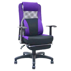 收納王妃 海莉 PU枕舒適電腦椅, 紫色