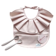 벨몽 방수 아기턱받이 이유식 턱받이, 세인트 핑크, 1개, 1개입