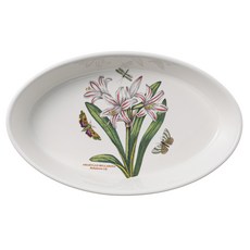 PORTmeIRION 波特玫琳恩 Botanic Garden 橢圓形烤盤, 1個, 混合色