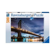 Ravensburger 德國維寶 拼圖 紐約不夜城, 500片, 1盒