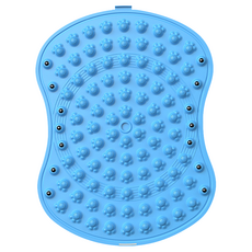 Luxi 指壓板超慢跑足底按摩腳墊/磁石足底按摩墊/運動專用放鬆腳墊, 藍色, 1個