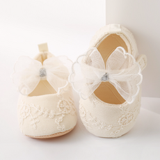 스타도어 유아용 리본 포인트 보행기 슈즈