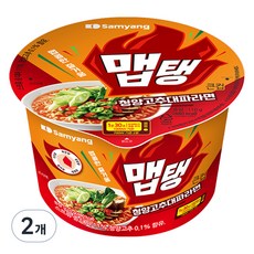 맵탱 큰컵 청양고추 대파라면 110g, 2개