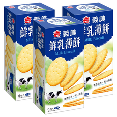 義美 鮮乳薄餅, 120g, 3盒