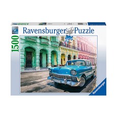 Ravensburger 維寶 古巴汽車拼圖, 古巴汽車 多色, 1500片, 1盒