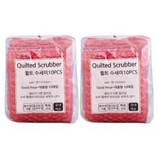 CLEAMY 鋪棉菜瓜布, 10入, 2個