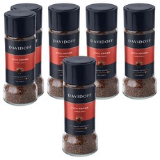 DAVIDOFF 大衛杜夫 經典濃郁即溶美式咖啡, 100g, 1罐, 6罐